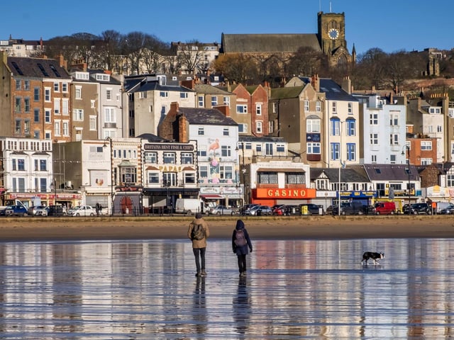 The seaside town of Scarborough has beautiful beaches on offer, with the South Bay being a great choice for families.
There’s plenty of things for children to do from making sandcastles, splashing about in the water, going on a donkey ride, or playing in the amusement arcade.
Furthermore, there is plenty of choice for a quick bite, as the Bay is backed by cafes, ice-cream parlours and shops.
