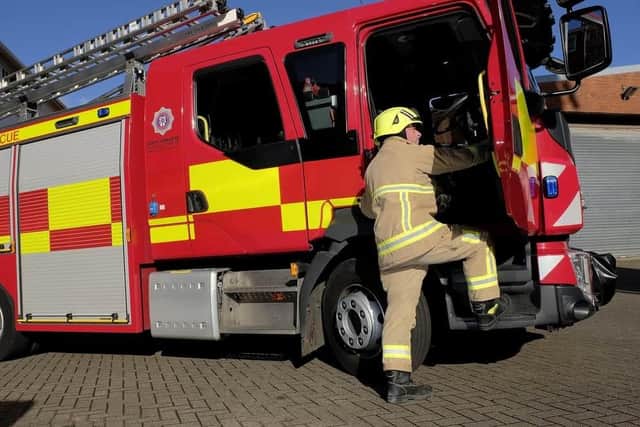 Fire crews responded to a number of incidents in the Scarborough area on Tuesday