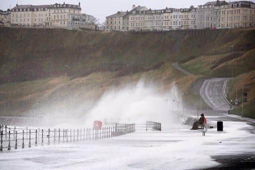 A yellow weather warning has been issued for thunderstorms on the Yorkshire coast.