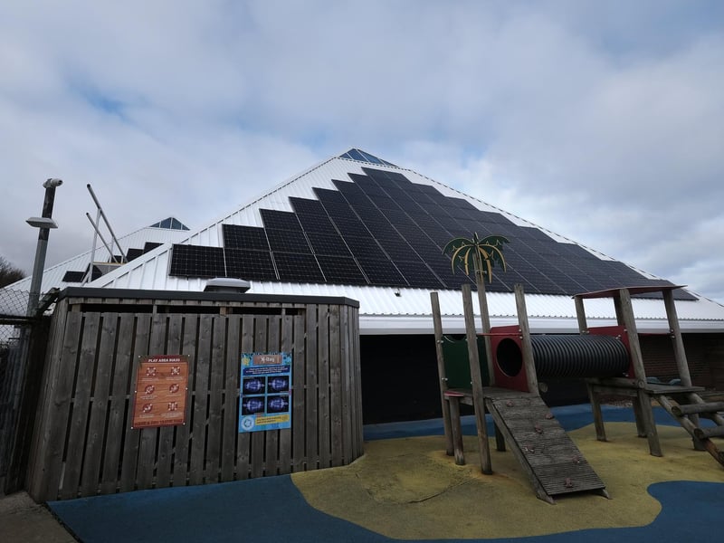 SEA LIFE Centre solar panels. picture: Richard Ponter