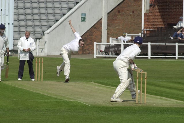 Do you recognise this Scarborough CC bowler in action against Appleby Frodingham in 2004?
