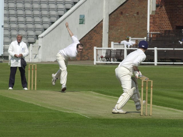 Do you recognise this Scarborough CC bowler in action against Appleby Frodingham in 2004?