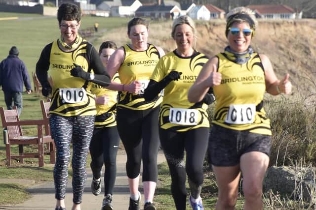 Action from the Bridlington Road Runners Stuart Spooner Anniversary Three Mile race last weekend.