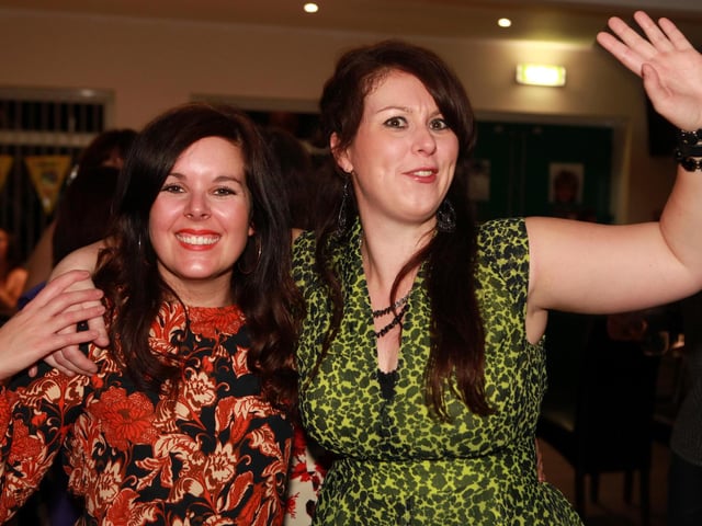 Helen and Lauren in The George.