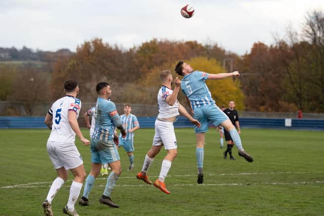Hosts Liversedge and Whitby in aerial action