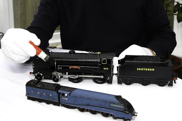 The lots include a model of Sir Nigel Gresley that is around the same age as the actual Pacific locomotive