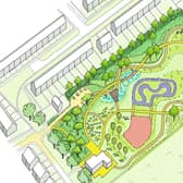 An artist’s impression of the new Eastfield Park.
