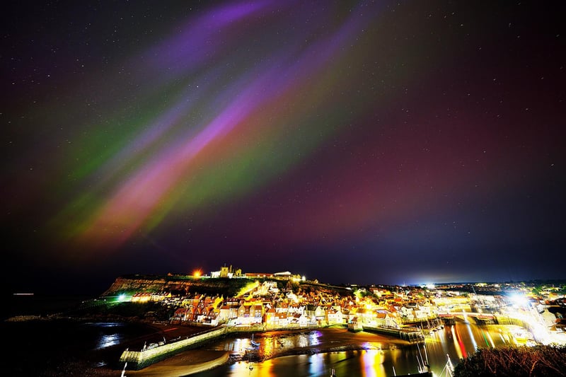 The Northern Lights over Whitby.picture: Paul Armstrong (The Artistic Lens).