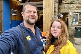 Lee Jackson and his daughter Eleanor.