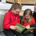 Youngsters enjoying books at Fylingdales School.