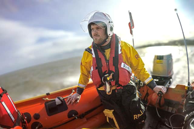 Bridlington RNLI Volunteer Helm Ash Traves - Image: RNLI/Mike Milner