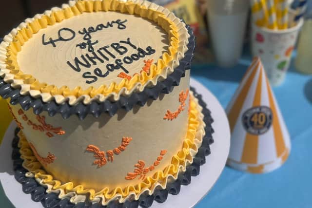 The celebratory cake.