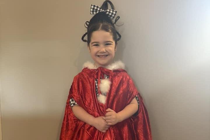 Jasmine as Cindy Lou Who, sent in by Jessica Inglis.