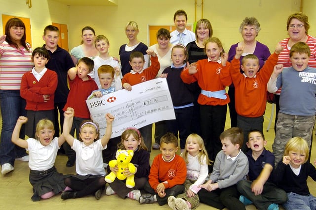The Butterfly Centre at Falsgrave Community Centre has received a cash boost from Children in Need. Centre manager, Phil Armitage, is pictured along with fellow staff members and children.