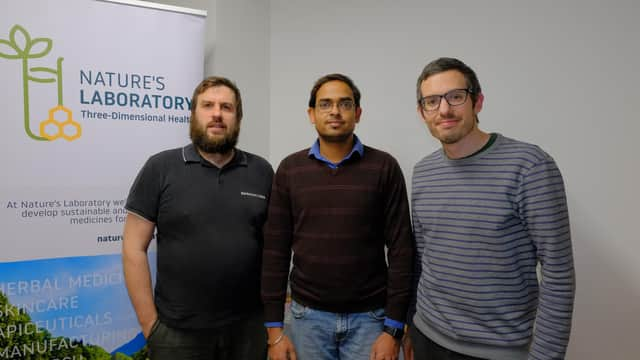 Tom Cull, Shankar Katekhaye and Jack Barber, Directors of Nature’s Laboratory Limited.