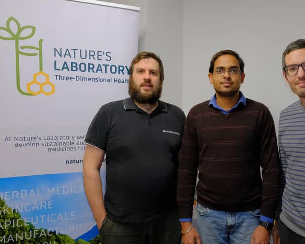 Tom Cull, Shankar Katekhaye and Jack Barber, Directors of Nature’s Laboratory Limited.