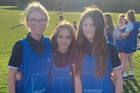 Eskdale School U12s Scarborough and district cross-country runners.