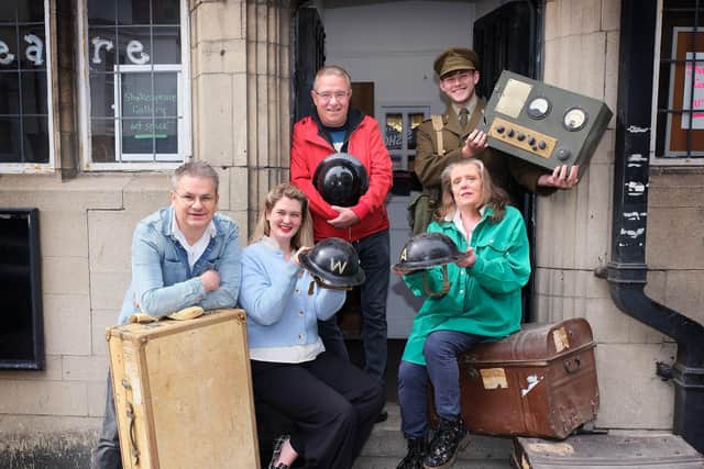 Some of the team behind the VE Day commemoration