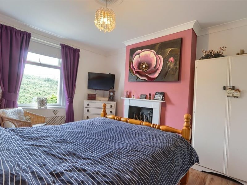 One of the double bedrooms in the property.
