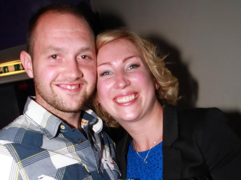 Brad and Kelly having a great night out