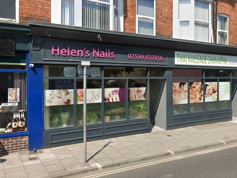 Helen's Nails is located on Victoria Road, Scarborough. One Google review said: "The expertise and care shown by Hien is second to none! She is a lovely lady clearly capable of sending me home with pampered beautiful nails that last until my next appointment."