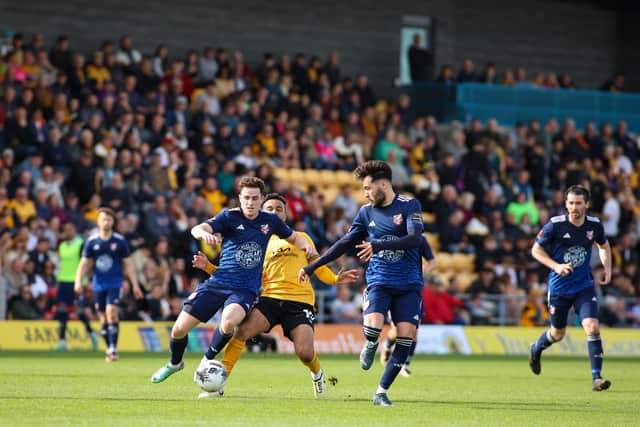 Boro in action during the 0-0 draw at Boston United. Photo by Disport Photography (Christopher Walker)