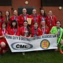 Scarborough Ladies Under-18s added the York FA Cup to their title success after their 3-1 defeat of Bishopthorpe. PHOTO: MATTY MASON