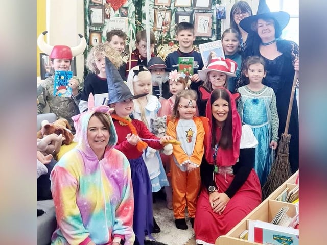 Goathland School World Book Day fun.