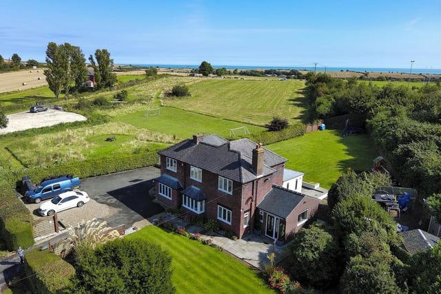 This four bedroom detached house with 15 acres is for sale with CPH Property Services for £1,100,000.