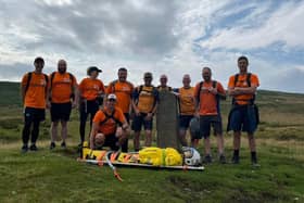 Scarborough RNLI Lyke Wake Walk 2023 team. Image credit: RNLI/Phil C