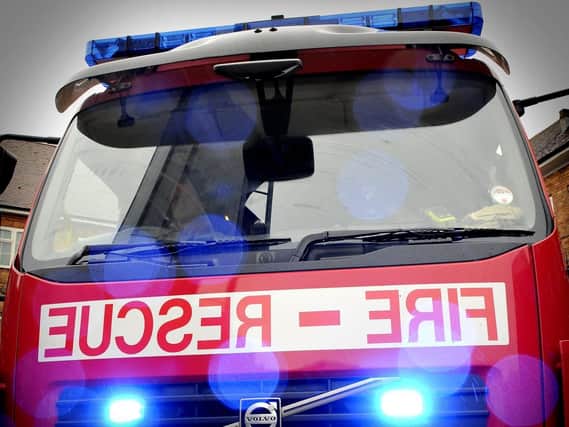 Blaze emergency - An elderly man was taken to hospital after a house fire during the night in Whitby.