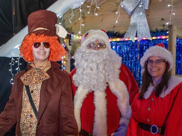 Santa at his Grotto.