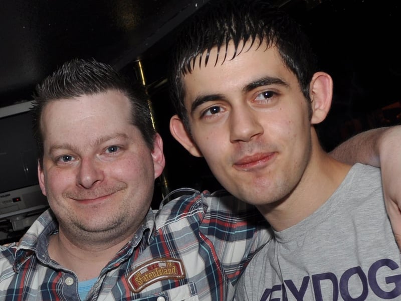 James and Ryan having a good night out!