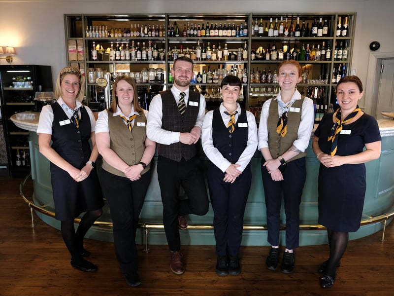 Some of the staff at the hotel.