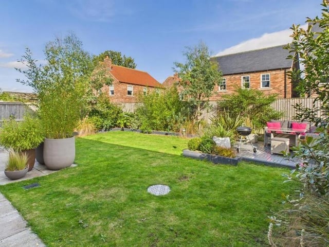 A well established rear garden.