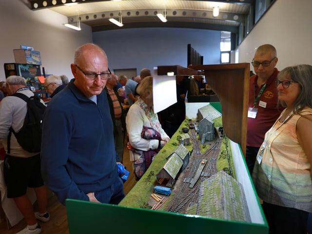 The event was full of hustle and bustle as the railway enthusiasts took in the beautiful exhibits.