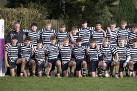 Pocklington U16s after their cliffhanger victory over Hornsea on Sunday. PHOTO BY BECKY BRETT