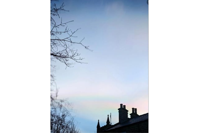 Daren Higham took this remarkable shot of the radiant sky over Pateley Bridge.