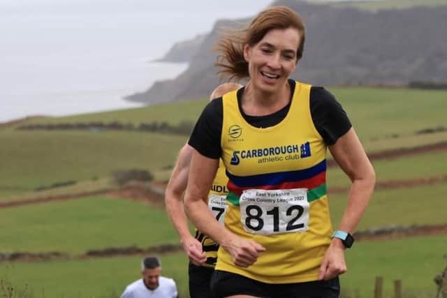Hester Butterworth in action at Ravenscar