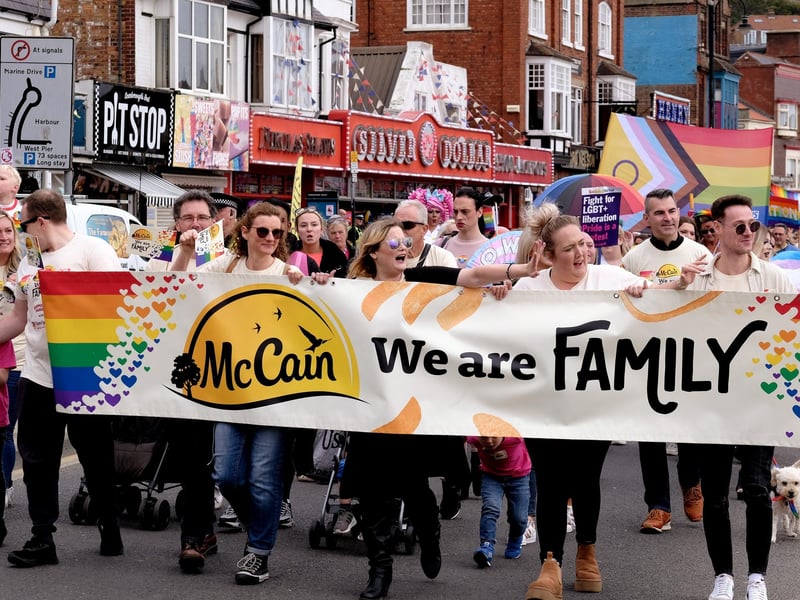 Parade sponsors McCain showed their support