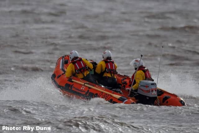 Bridlington RNLI relief inshore lifeboat ‘Dorothy Katherine Barr III’ launching on service. Image: RNLI/Ray Dunn