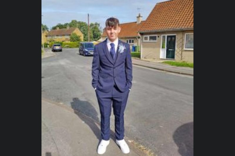 This dapper gentleman is Cayden Foreman who is from Bridlington School.
