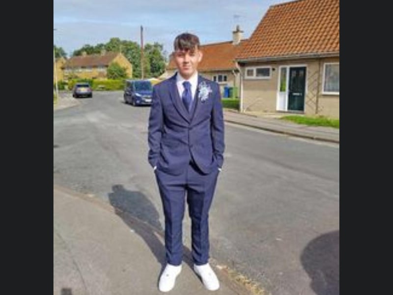 This dapper gentleman is Cayden Foreman who is from Bridlington School.