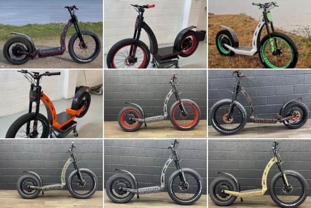 A composite image of the bikes stolen from Eastfield.