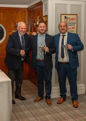 Andy Alllcock and Jonny Kemp won the Jock Bayne Trophy Doubles KO