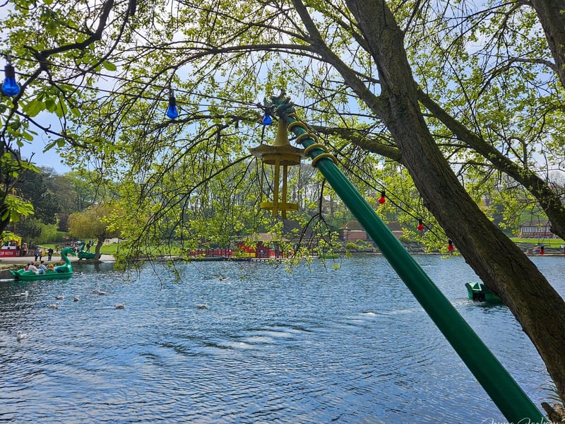 A peaceful scene in Peasholm Park, Scarborough, by Jenna Jackson.