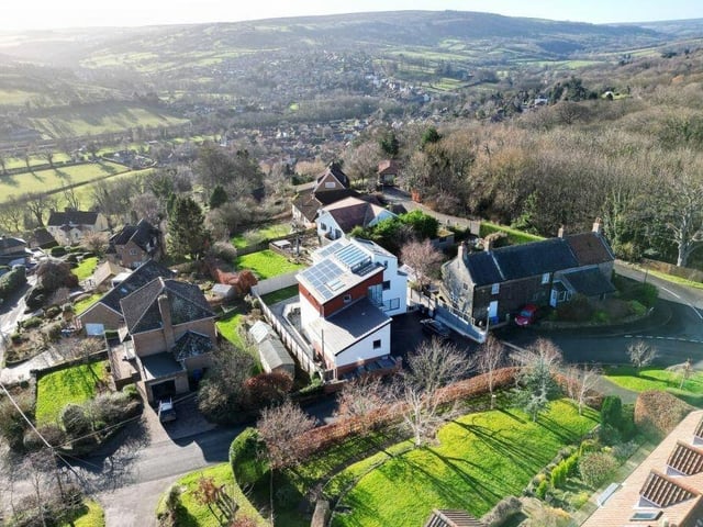 An overview of the striking property and its lovely surroundings.