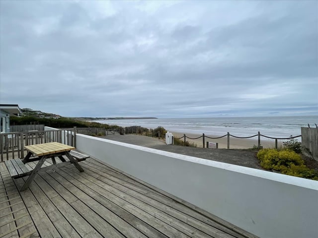 Along with the White House are four double glazed beach chalets with heating, named 'Whelk, Winkle, Cockle and Clam'. They all have two bedrooms.