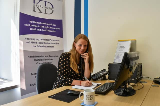 KD Recruitment’s founder and managing director Kelly Dunn had no other income when she decided to set up her own recruitment business