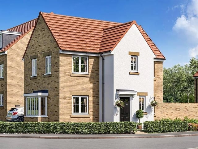 This three bedroom and two bathroom detached house is for sale with Keepmoat for £230,995